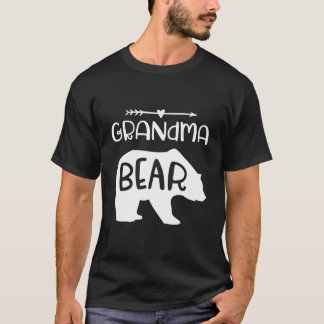 Camiseta Avó Urso Presente Para Avós Coração E Seta
