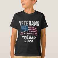 Avô Veteranos Para Trump 2024 Bandeira Americana