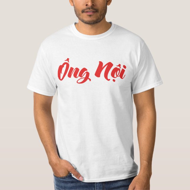 Camiseta Avô vietnamita (Paterno) - Ông Ni (Frente)