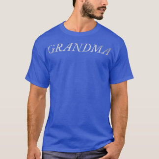 Camiseta Avó vovó vovó Simples Cel de Dia de as mães