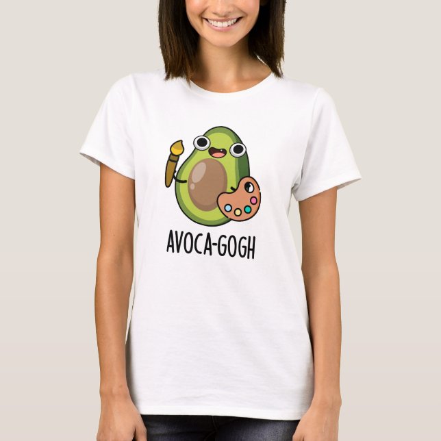 Camiseta Avoca-gogh Funny Avocado Artista Pun (Frente)