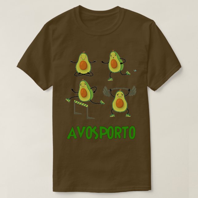 Camiseta avocado (Frente do Design)