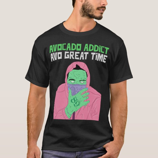 Camiseta Avocado Addito Avo Excelente Tempo Engraçado Avoca (Frente)