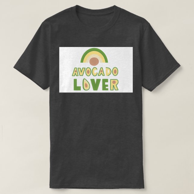 Camiseta Avocado amante 17 (Frente do Design)
