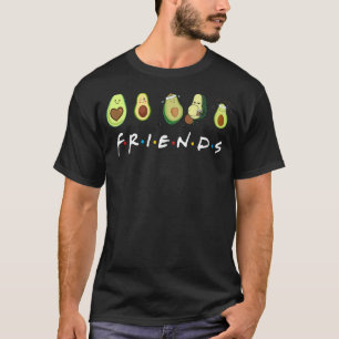 Camiseta Avocado Amigos Avocado Bebendo Corrente Avocado