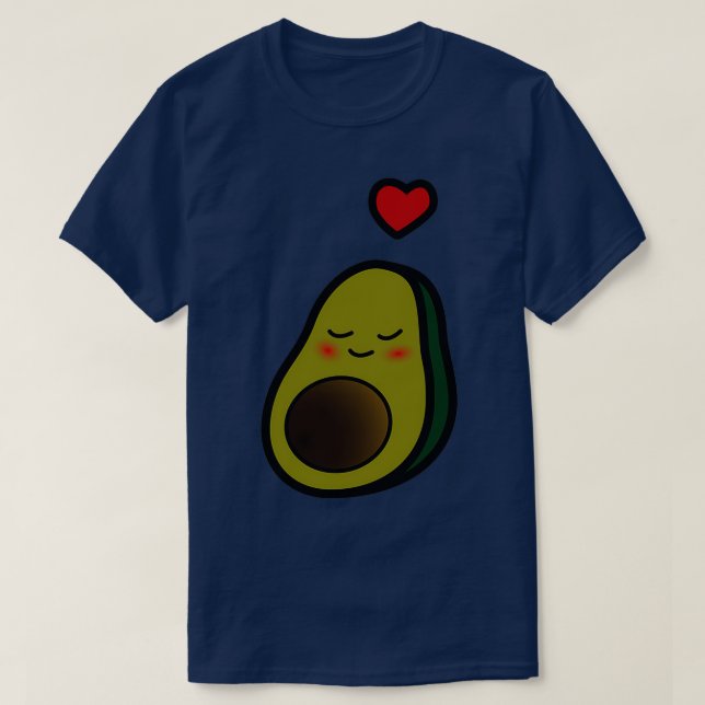 Camiseta Avocado amor 27 (Frente do Design)