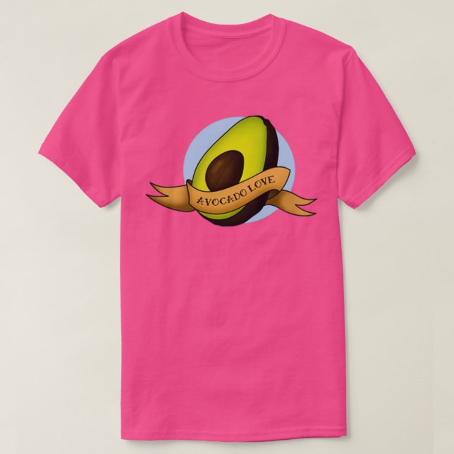 CAMISETA AVOCADO AMOR 2 1 (Frente do Design)