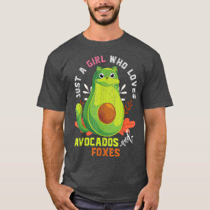 Camiseta Avocado Animal Lover Girls Women Nature Forest Cut