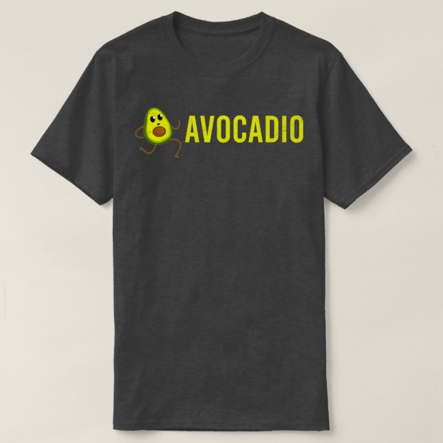 Camiseta Avocado Avocadio Runner Funny Gift Ideia 4 (Frente do Design)
