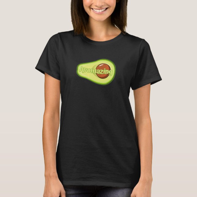 Camiseta Avocado Avocado Avompastoreio vegetariano Comida s (Frente)