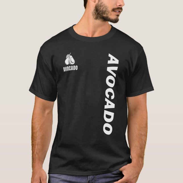 Camiseta Avocado Avocado Fácil Preguiçoso Figurino de Hallo (Frente)