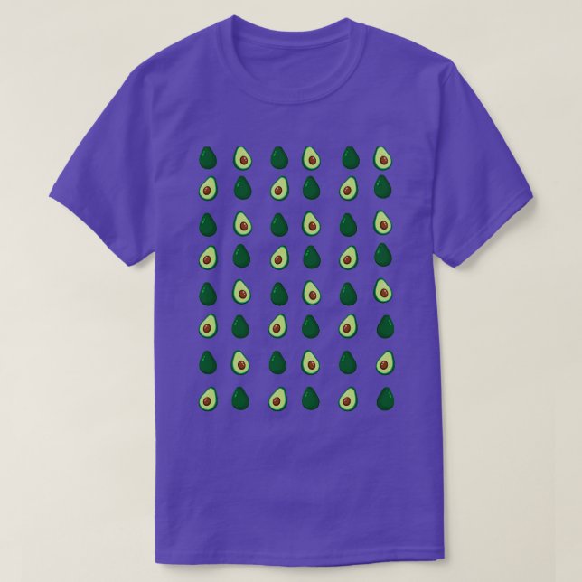 Camiseta Avocado Avocados por todo o lado sobre a TSirt clá (Frente do Design)