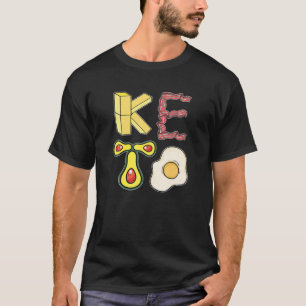 Camiseta Avocado Bacon Ovo Queijo Keto Dieta Ketose Ke