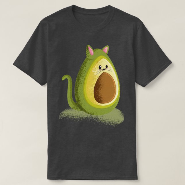 Camiseta Avocado cat 4 (Frente do Design)