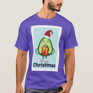 Camiseta Avocado Celebrando Natal Feliz Natal