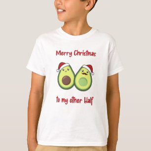 Camiseta Avocado Christmas Lights Funny Avocados