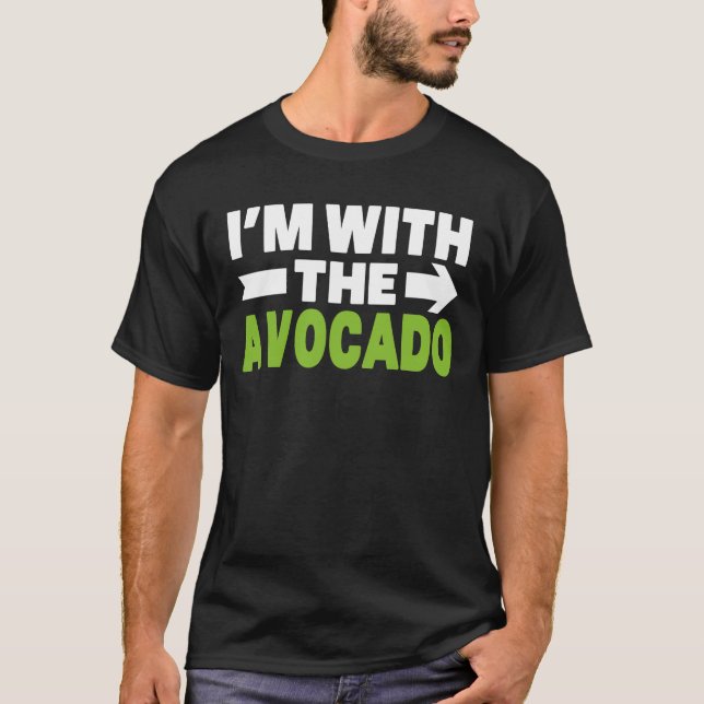 Camiseta Avocado com roupa de Dia das Bruxas de Brinde (Frente)
