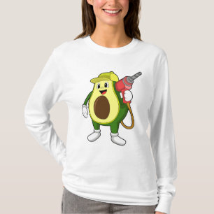 Camiseta Avocado como artesão com Drill