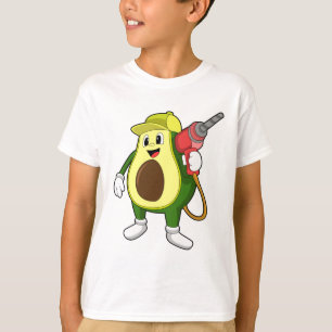 Camiseta Avocado como artesão com Drill
