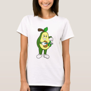 Camiseta Avocado como cabeleireiro com Razor