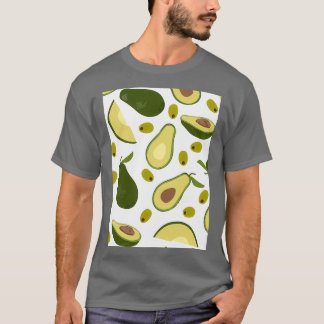 Camiseta Avocado Contorno Tropical Exótica