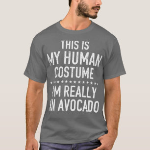 Camiseta Avocado Costume Halloween Engraçado Presente
