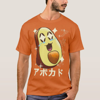 Camiseta Avocado Crazy Kawaii