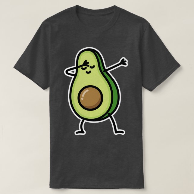 Camiseta Avocado dabbing Classic TSirt (Frente do Design)