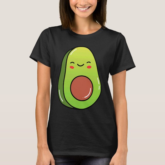 Camiseta Avocado Dancing Vegetables For Babies And Toddlers (Frente)