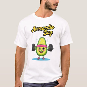 Camiseta Avocado Day – Vibrações Frescas, Divertid