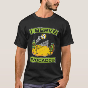 Camiseta Avocado de Voleibol de Praia