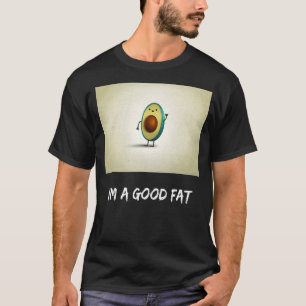 Camiseta Avocado design, boa gordura