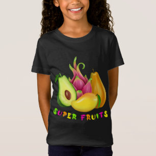 Camiseta Avocado - Dragão - Fruta - Mango - Papaya Foodie