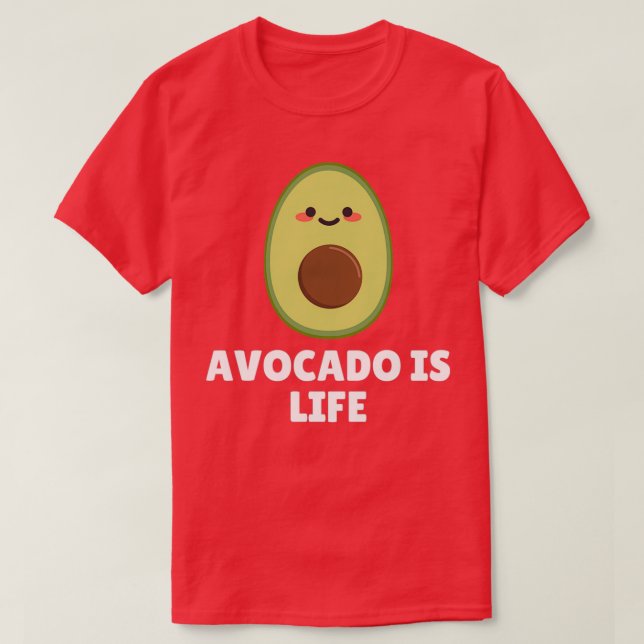 Camiseta Avocado É A Vida 2 (Frente do Design)