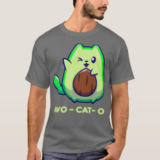 Camiseta Avocado e amante de gatos em sua vida
