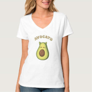 Camiseta Avocado e Cat Lovers. AVOCATO T-Shirt