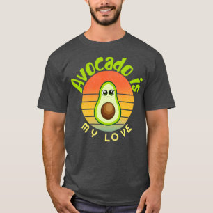 Camiseta Avocado é meu amor Avocado Gift Vegan Vegetarian V