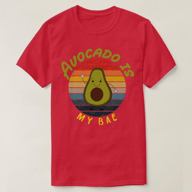 Camiseta Avocado é minha proteína Avocado Gift Vegan Vegeta (Frente do Design)