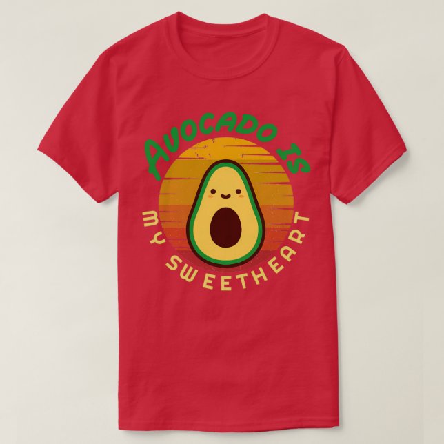 Camiseta Avocado é o meu querido Avocado Gift Vegan Vegeta (Frente do Design)