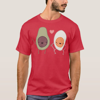 Camiseta Avocado e Ovo Os Amantes Pretos