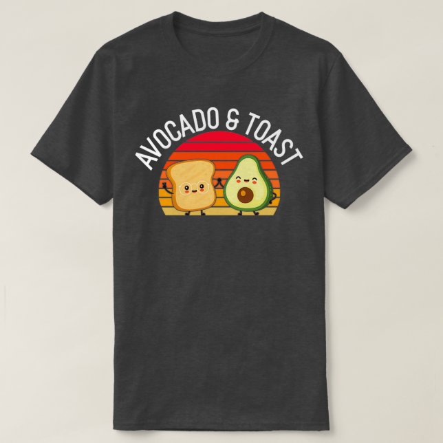 Camiseta Avocado e torrada (Frente do Design)