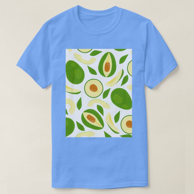 Camiseta Avocado Exótico Adornamento Trópico (Frente do Design)