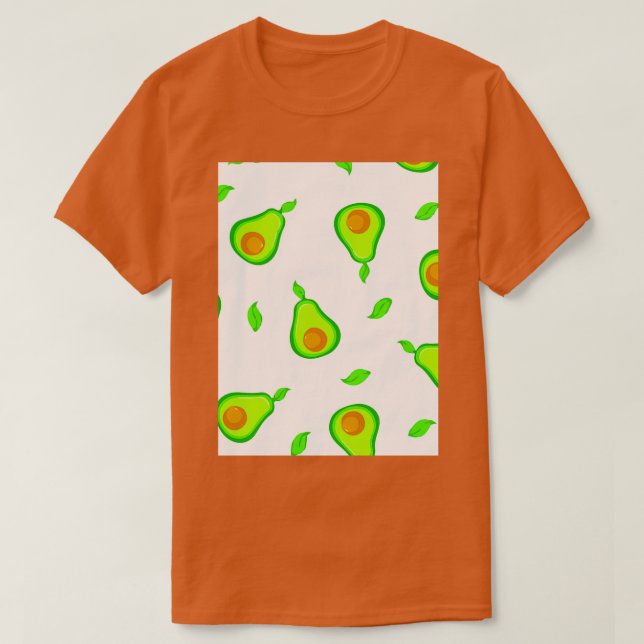 Camiseta Avocado Exótico Sabor (Frente do Design)