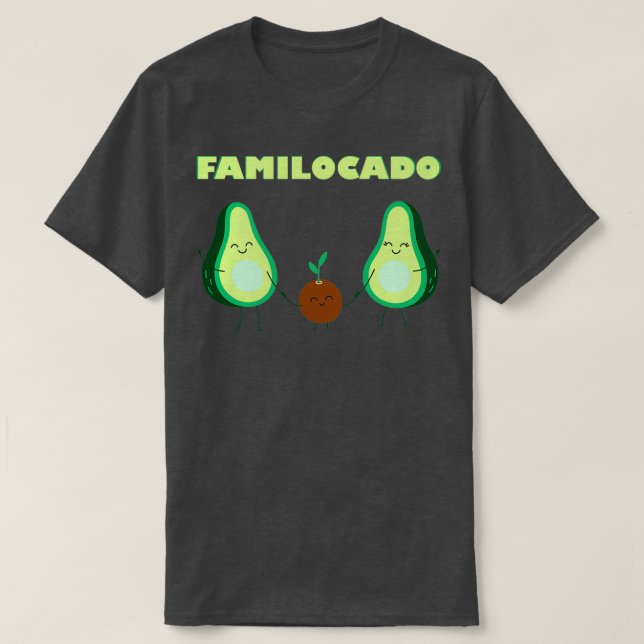 Camiseta Avocado Família Avocado Veggies Vegan Que Adoram A (Frente do Design)