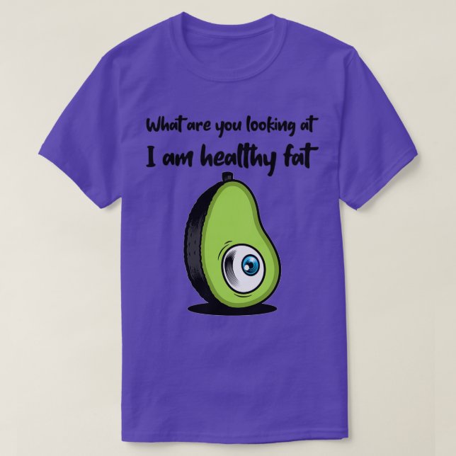 Camiseta Avocado Fat (Frente do Design)