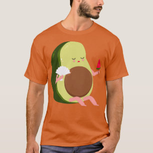 Camiseta Avocado Feeling Hot and eating watermelon