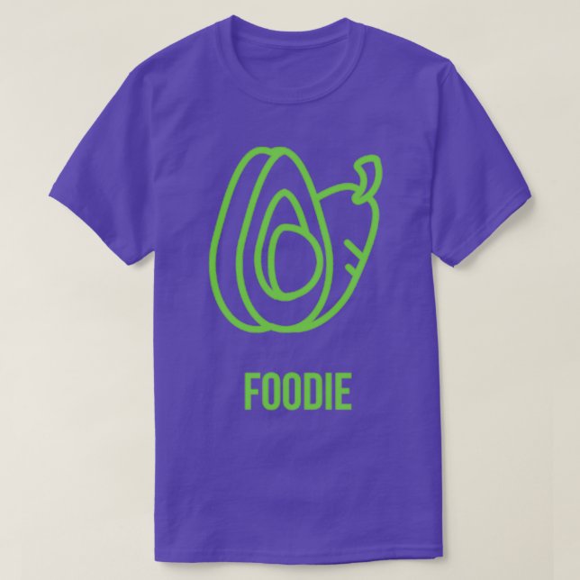 Camiseta Avocado Foodie (Frente do Design)