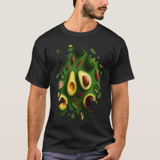 Camiseta Avocado Fruit Gardening Veggies Men Women