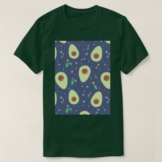 Camiseta Avocado Fruta Conferva Palm (Frente do Design)