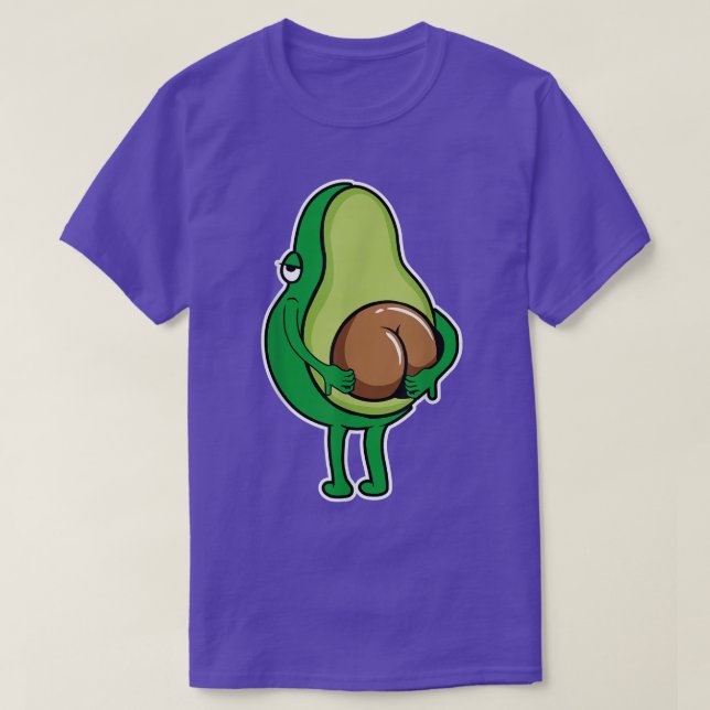 Camiseta Avocado Funny Scratch Bumbum Avocado Lover Vegan (Frente do Design)